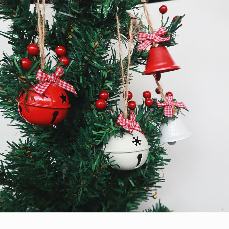 Jingling Bell Pendant Hemp Rope Chinese Hawthorn Decorative Pendant